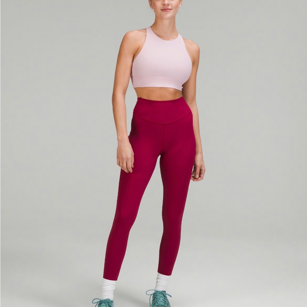 Base Pace 25in High Rise Running Tight Lululemon NWT Pomegranate